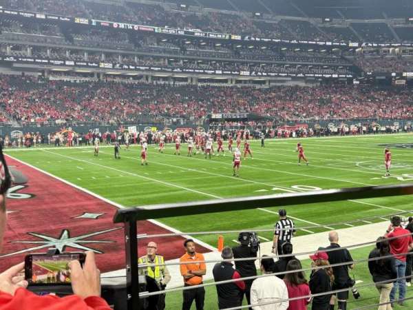 Allegiant Stadium, section: 140, row: 2, seat: 1