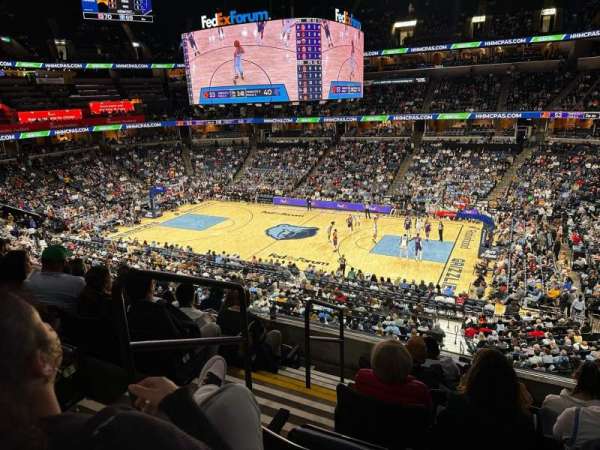 FedEx Forum, section: PINN13, row: F, seat: 9