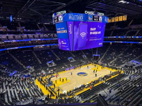 Chase Center, section: 223, row: 4, seat: 4