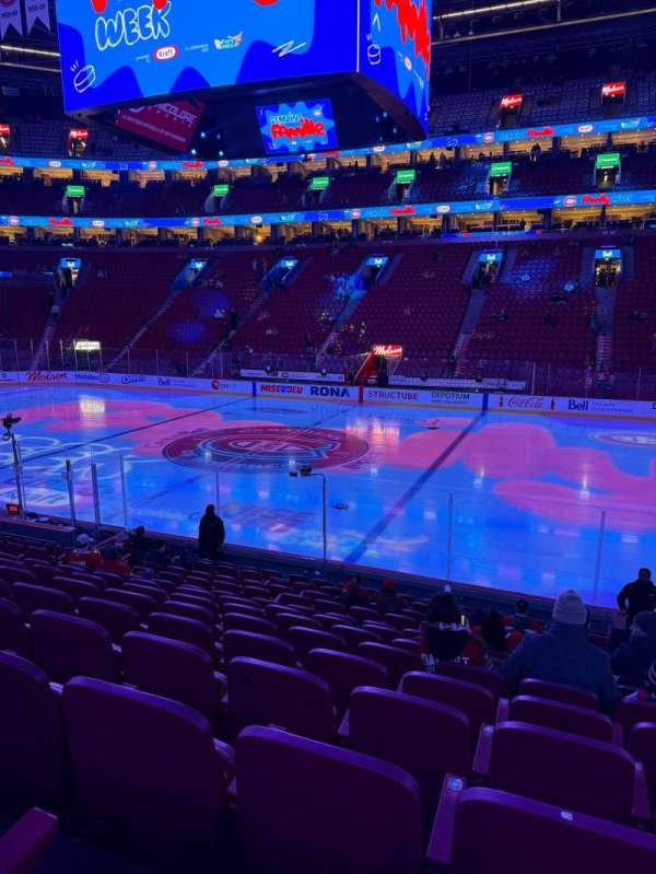 Centre Bell, section: 112, row: H, seat: 1