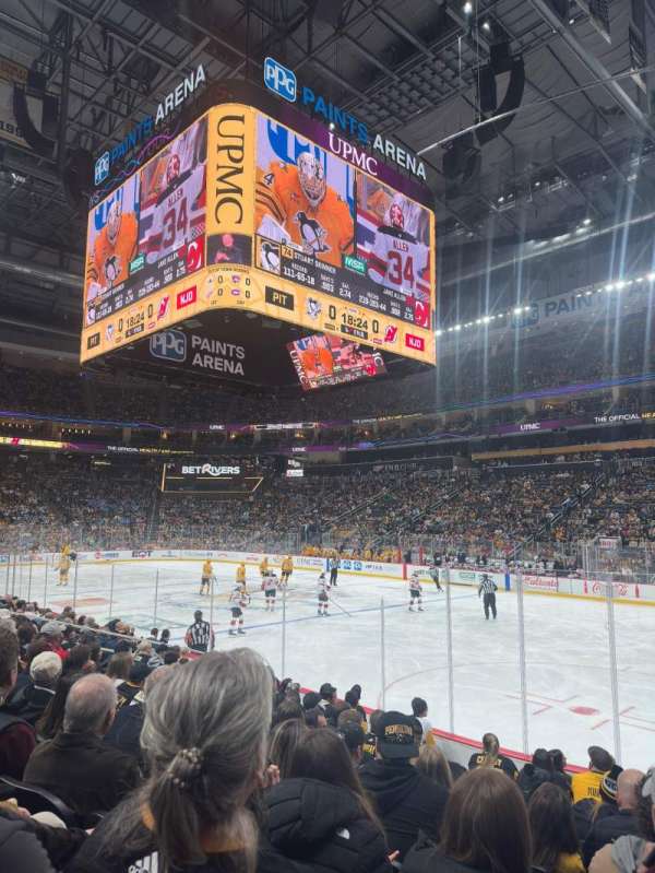 PPG Paints Arena, section: 110, row: K, seat: 6