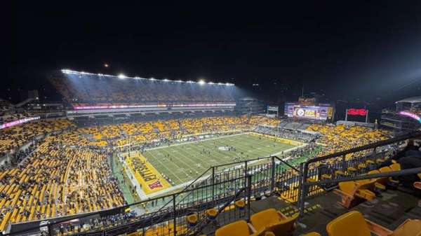 Acrisure Stadium, section: 529, row: H, seat: 4