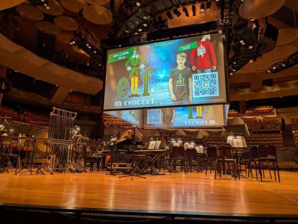 Boettcher Concert Hall, section: Orchestra 1, row: D, seat: 8