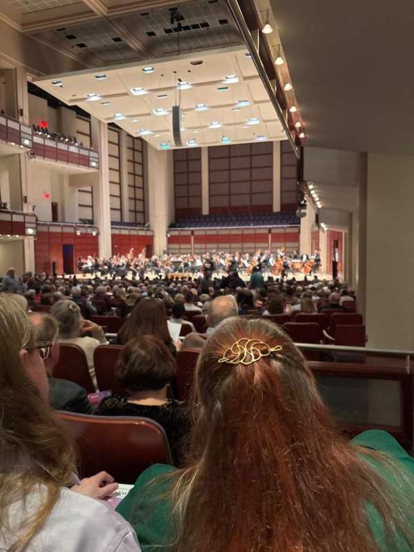 Meymandi Concert Hall, section: F, row: Y, seat: 100