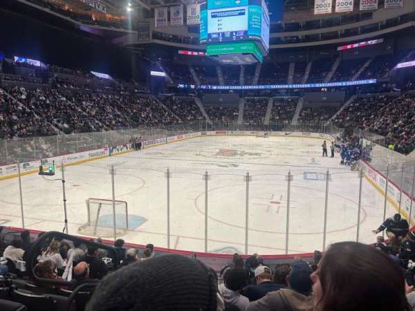 PeoplesBank Arena, section: 108, row: J, seat: 14