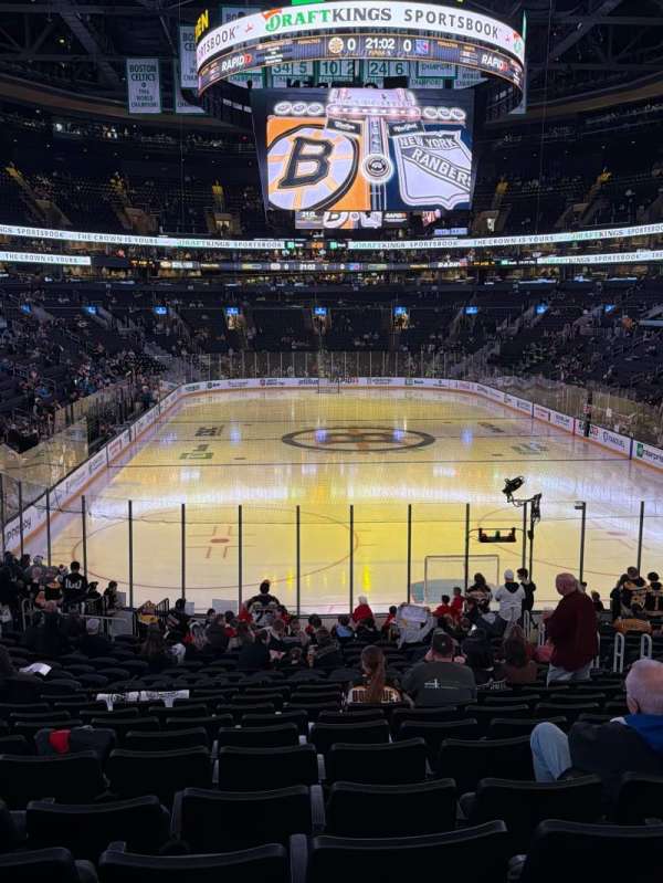 TD Garden, section: 18, row: 21, seat: 9