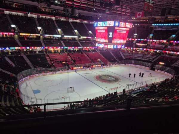 Canadian Tire Centre, section: 325, row: B, seat: 4