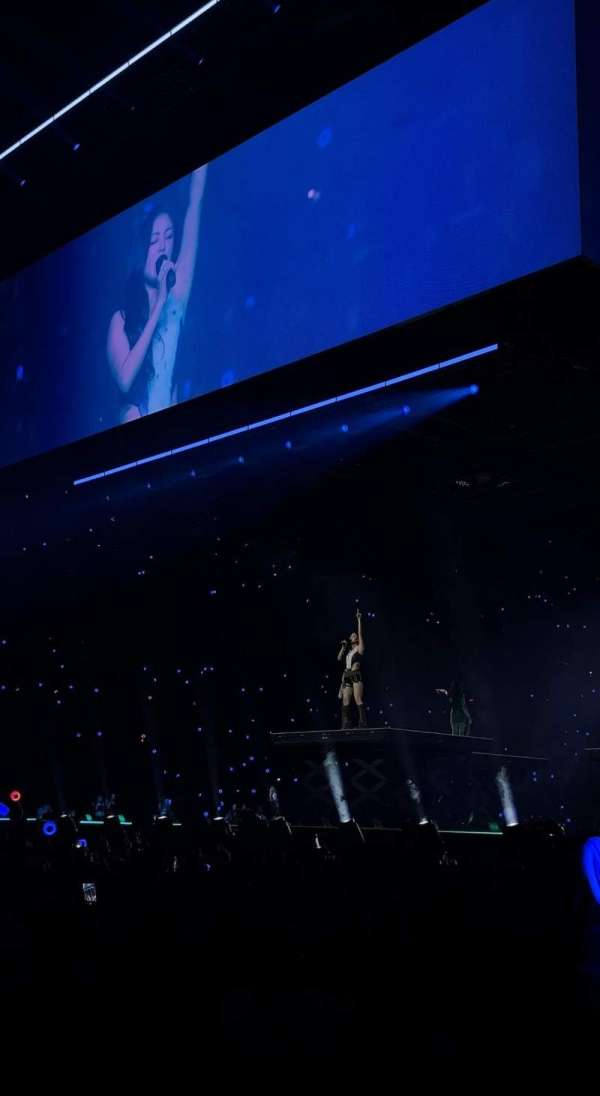 Rogers Arena, section: 108, row: 2, seat: 7