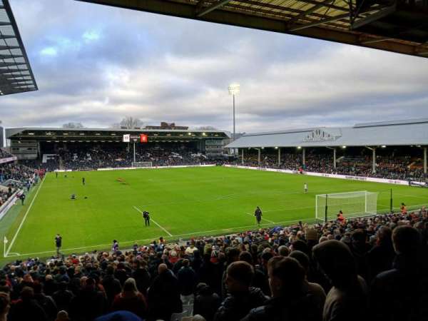 Craven Cottage, section: P6, row: HH, seat: 134