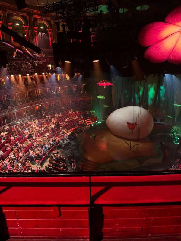Royal Albert Hall, section: Rausing Circle V, row: 2, seat: 76