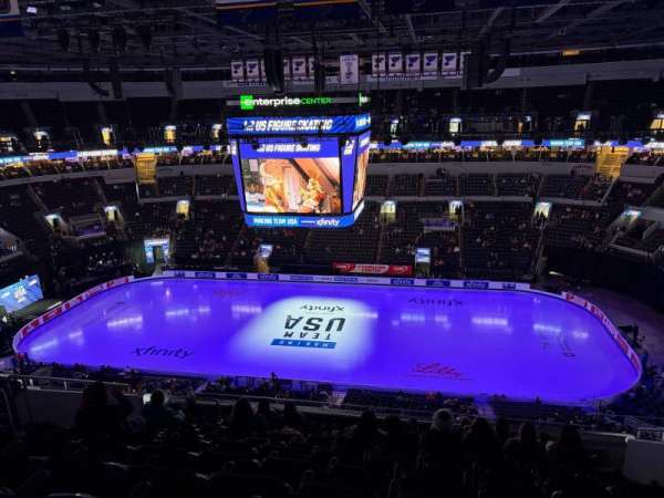 Enterprise Center, section: 319, row: M, seat: 7