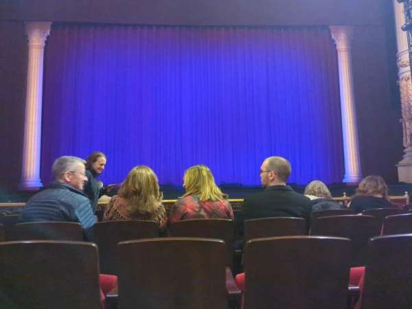 Academy of Music, section: Parquet Center, row: A, seat: 108