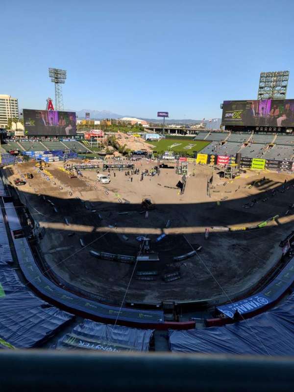 Angel Stadium, section: 419, row: A, seat: 3
