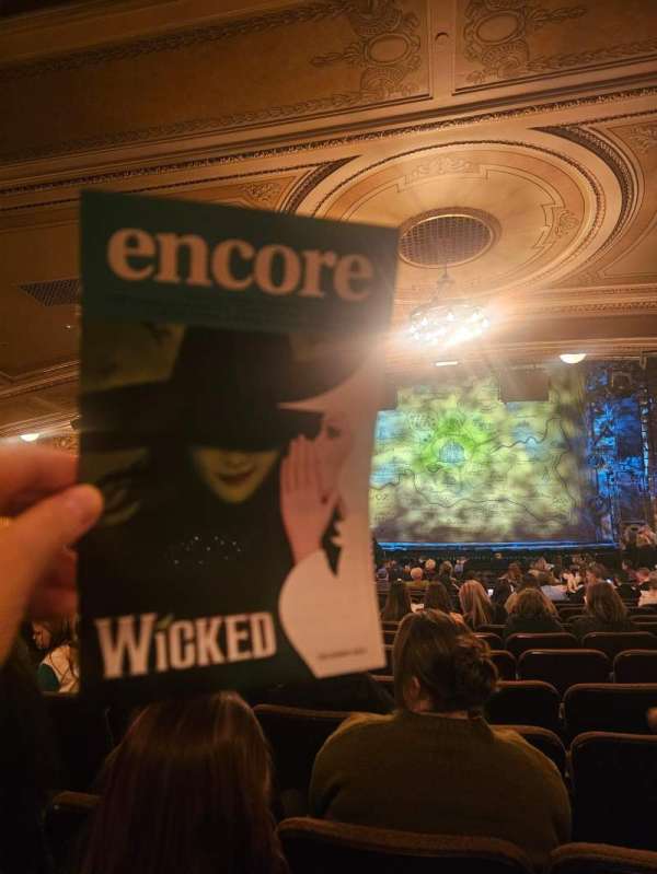Hippodrome Theatre, section: Center Orchestra, row: Y, seat: 111