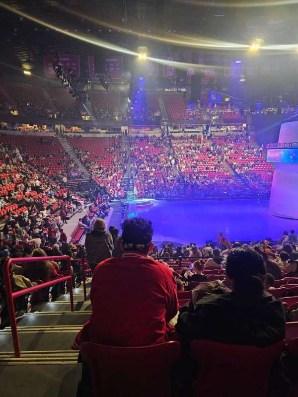 Thomas & Mack Center, section: 107, row: J, seat: 14