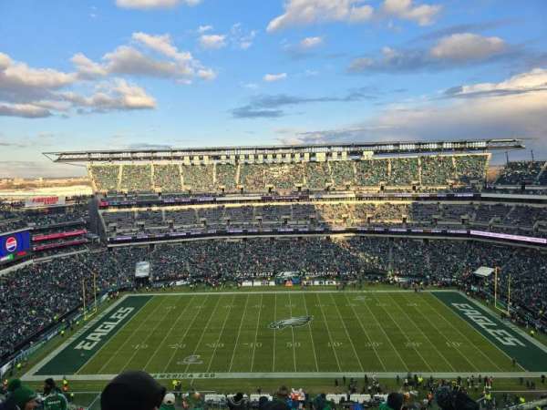 Lincoln Financial Field, section: 201, row: 19, seat: 25