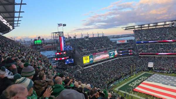 Lincoln Financial Field, section: 201, row: 19, seat: 25