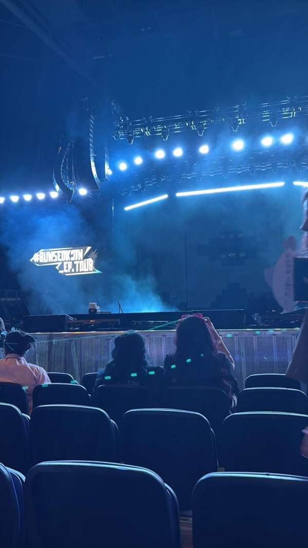 The O2, London, section: Floor B2, row: f, seat: 34