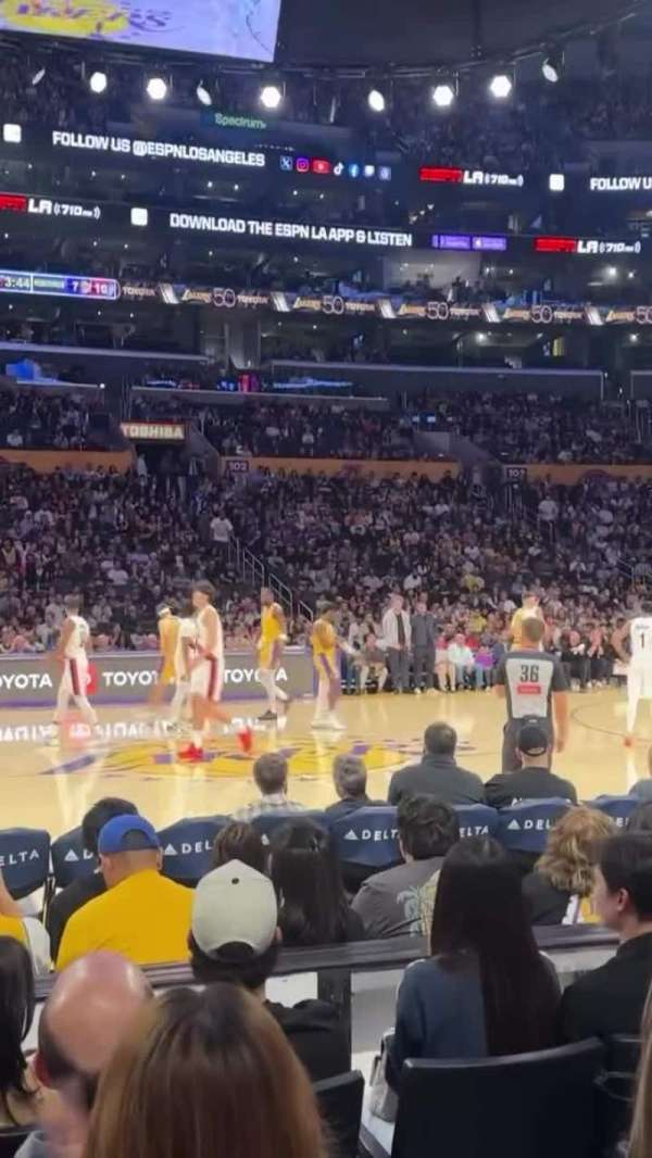 Crypto.com Arena, section: 111, row: 5, seat: 21