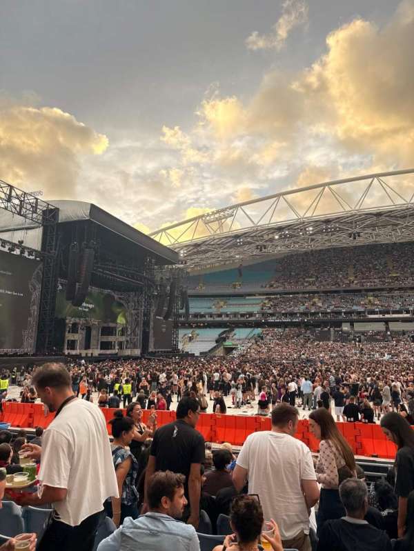 Accor Stadium, section: 106, row: 13, seat: 57