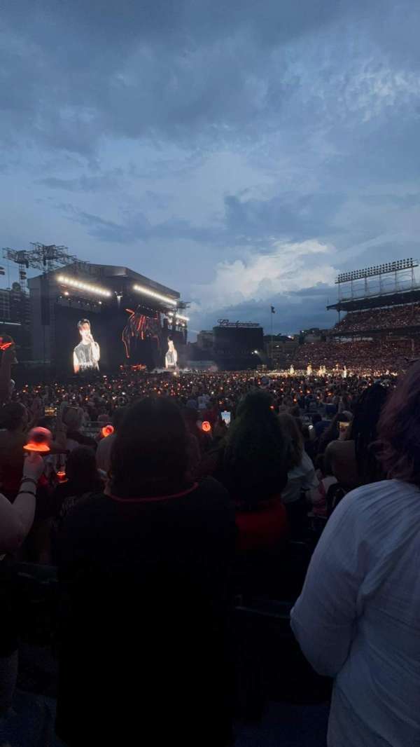 Wrigley Field, section: 103, row: 1, seat: 9