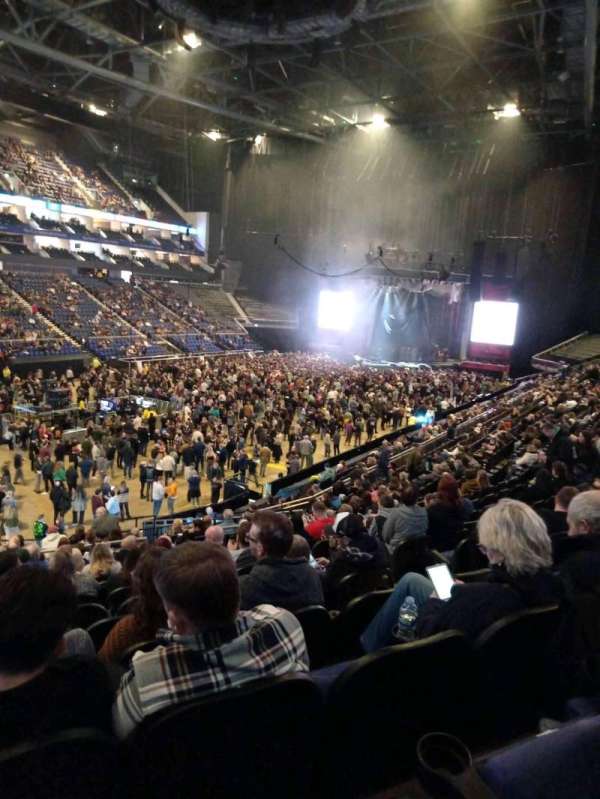 The O2, London, section: 109, row: z, seat: 266