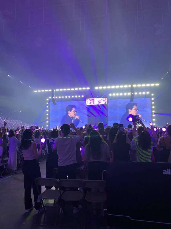 Allegiant Stadium, section: Floor C2, row: 1, seat: 4