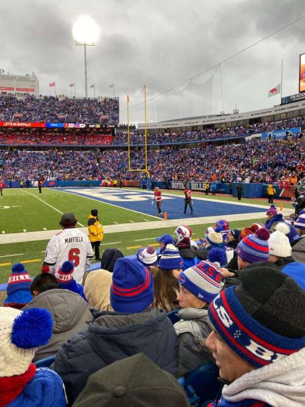 Highmark Stadium, section: 108A, row: 6, seat: 20