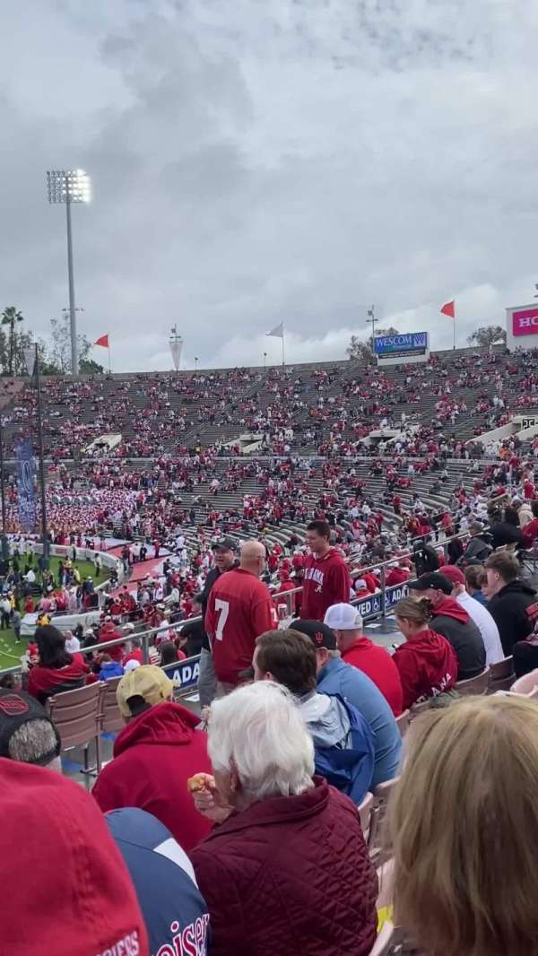 Rose Bowl, section: 21-H, row: 35, seat: 101