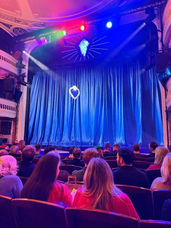 Criterion Theatre, section: Stalls, row: J, seat: 5