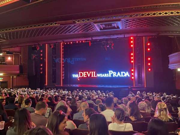 Dominion Theatre, section: Stalls, row: X, seat: 8
