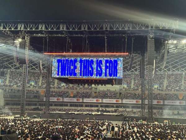 Kaohsiung National Stadium, section: G06, row: 5, seat: 165