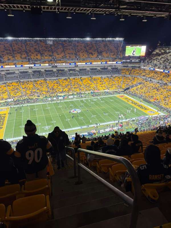 Acrisure Stadium, section: 508, row: JJ, seat: 1