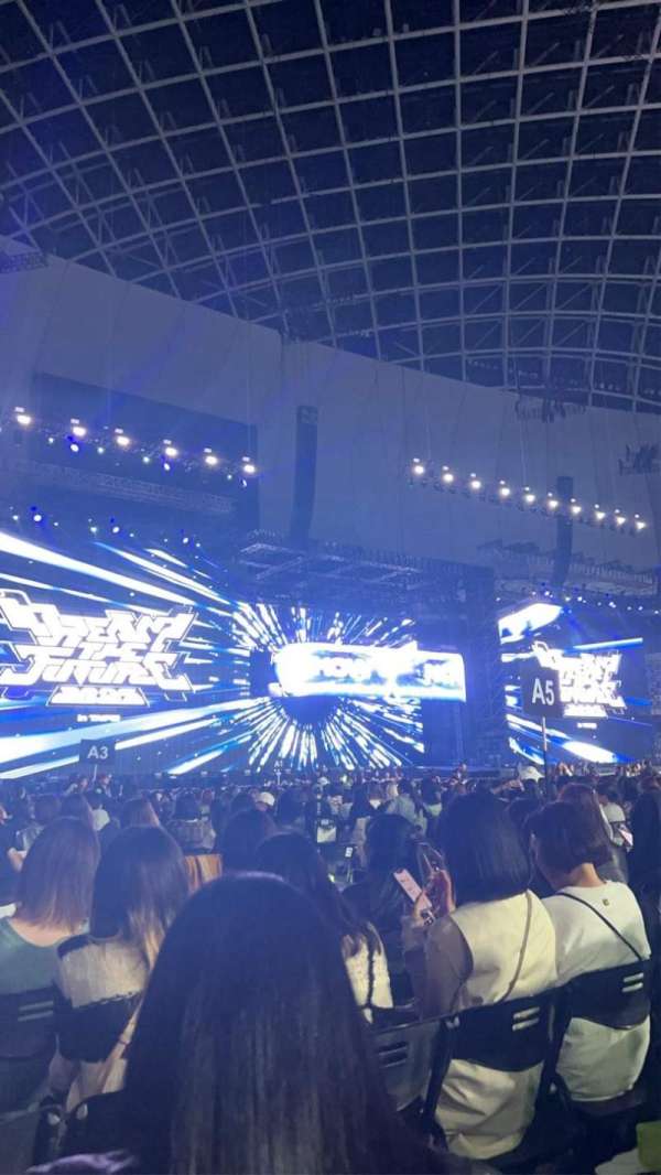 Taipei Dome, section: B3, row: 4, seat: 8