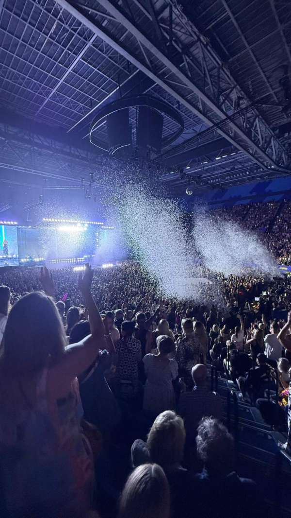 RAC Arena, section: 212, row: M, seat: 1