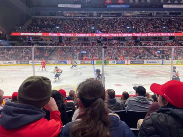 Van Andel Arena, section: 109, row: E, seat: 5