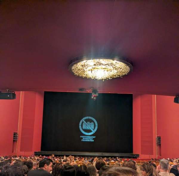 The Kennedy Center Opera House, section: Orchestra C, row: EE, seat: 115