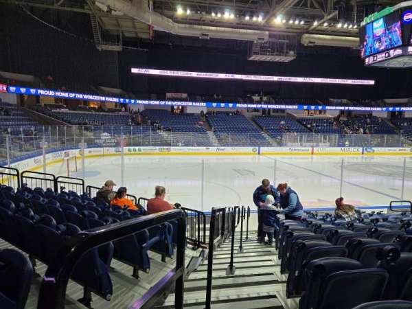 DCU Center, section: 125, row: A, seat: 15