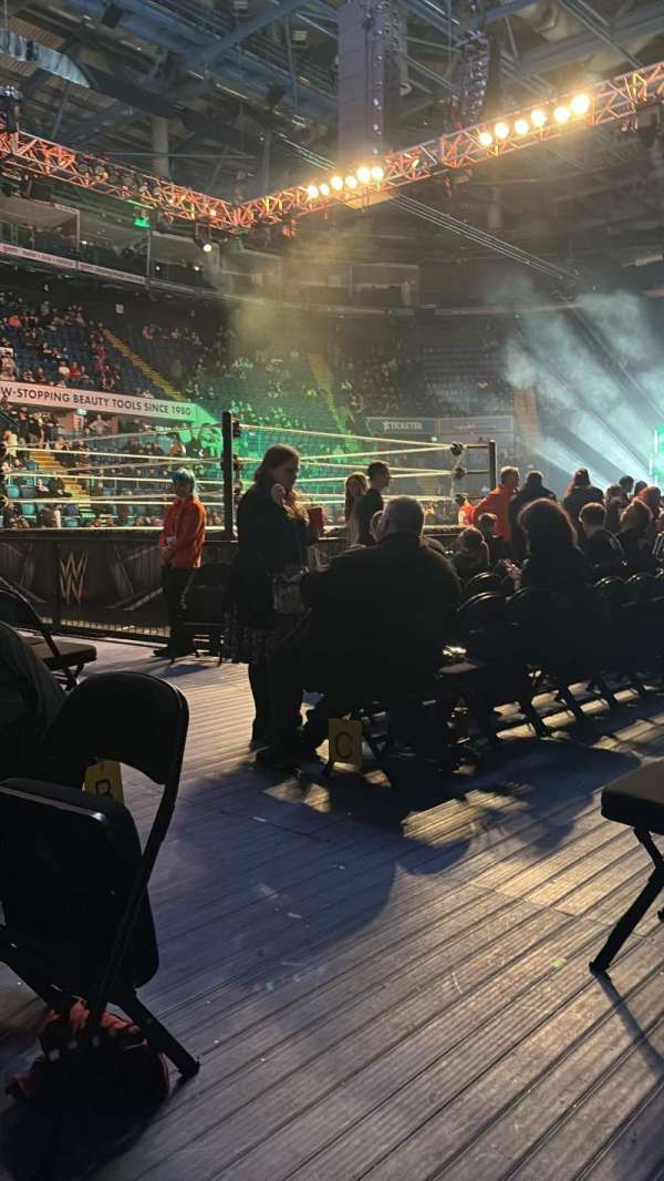 Motorpoint Arena Nottingham, section: Floor/ORB, row: A, seat: 4