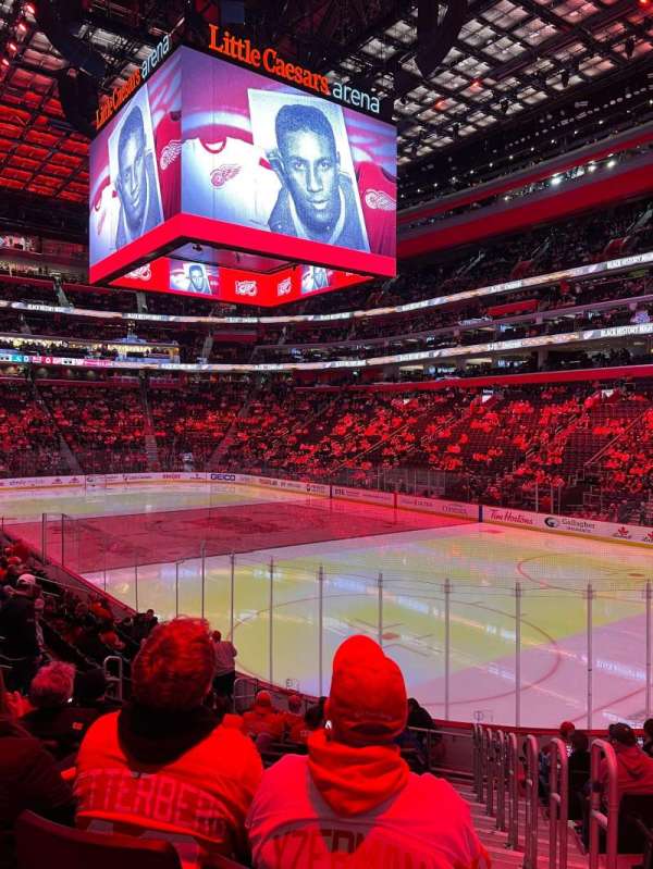 Little Caesars Arena, section: 118, row: 13, seat: 1