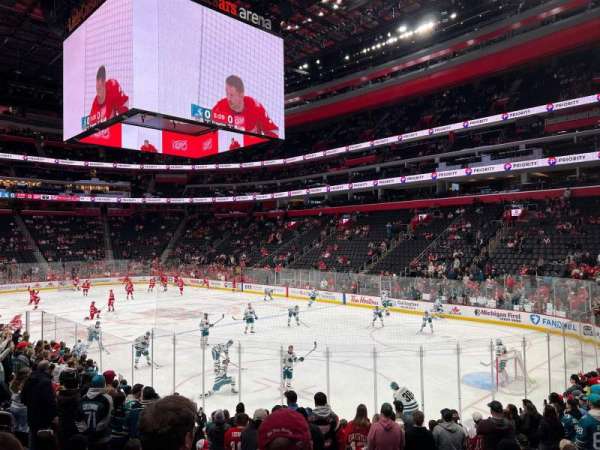 Little Caesars Arena, section: 118, row: 13, seat: 1