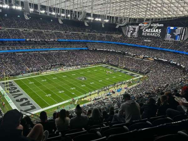 Allegiant Stadium, section: 443, row: 8, seat: 26