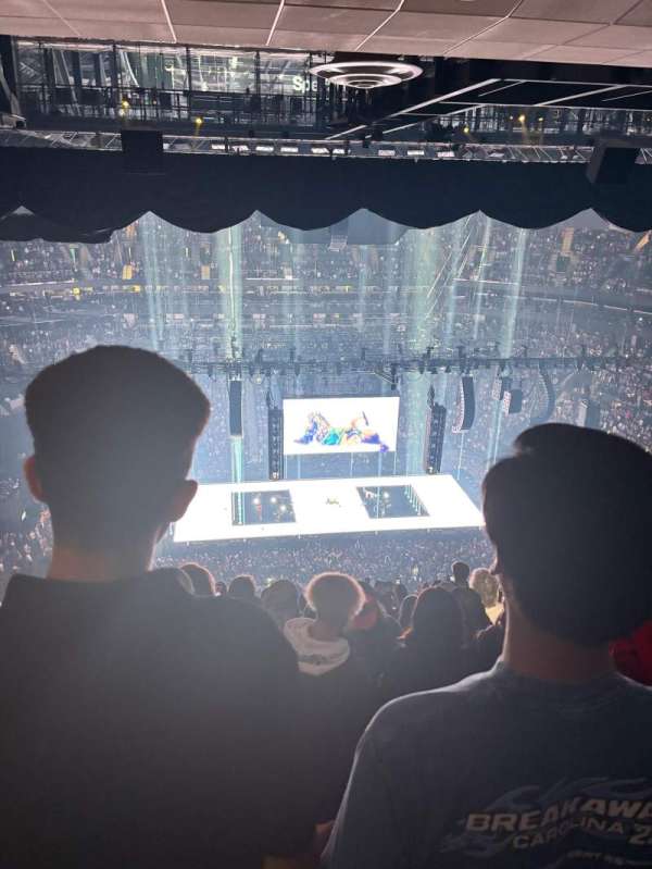 Spectrum Center, section: 209, row: V, seat: 19