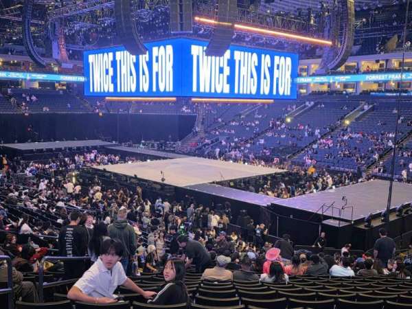 Oakland Arena, section: 110, row: 22, seat: 21