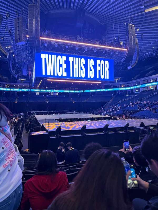 Oakland Arena, section: 108, row: 7, seat: 12