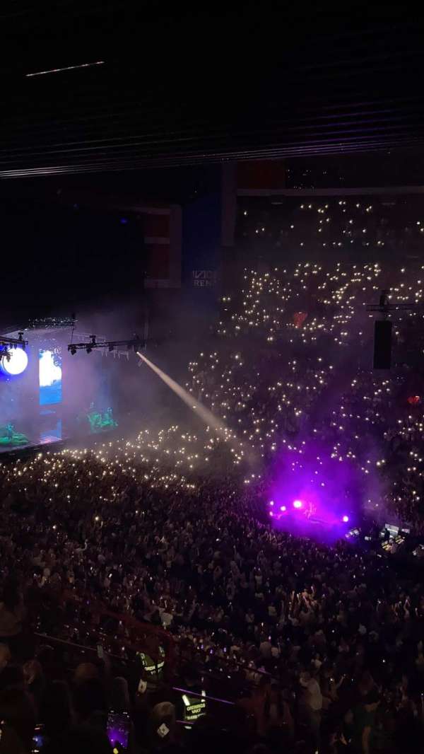 Avicii Arena, section: B12, row: 15, seat: 262