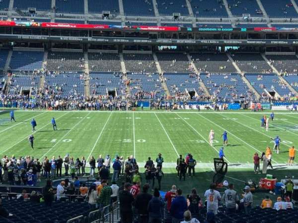 Lumen Field, section: 111, row: w, seat: 18