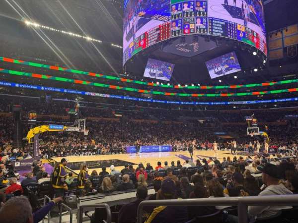 Crypto.com Arena, section: 113, row: 7, seat: 1