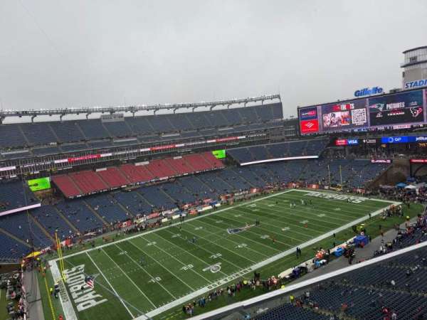 Gillette Stadium, section: 314, row: 1, seat: 13