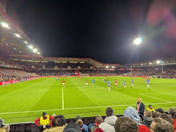 City Ground, section: T9, row: H, seat: 127